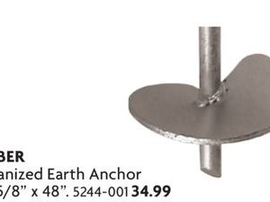 Galvanized Earth Anchor