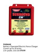 Battery-Operated Electric Fence Charger