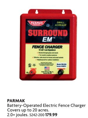 Battery-Operated Electric Fence Charger