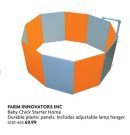 Baby Chick Starter HomDurablee plastic panels. Includes adjustable lamp hanger
