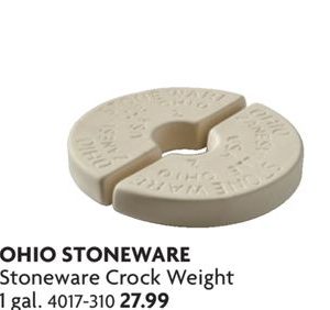 Stoneware Crock Weight