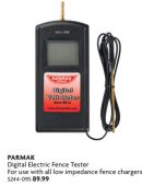 Digital Electric Fence Testes For use with all low impedance fence charger