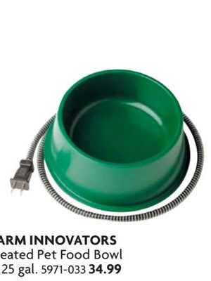 Heated Pet Food Bowl