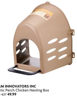 Plastic Perch Chicken Nesting Box