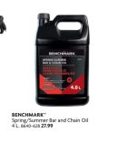 Spring/Summer Bar and Chain Oil