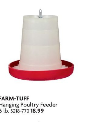Hanging Poultry Feeder
