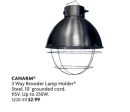 3-Way Brooder Lamp Holder* Steel