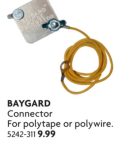 Connector For polytape or polywire