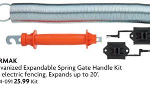 Galvanized Expandable Spring Gate Handle Kit