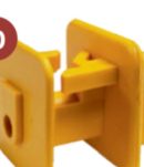 Nail On Wood Post Insulators For Wire & Poly Wire