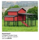 L-Shaped Chicken Coop