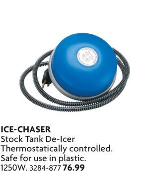 Stock Tank De-Ice