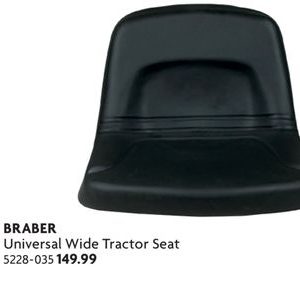 BRABER Universal Wide Tractor Seat