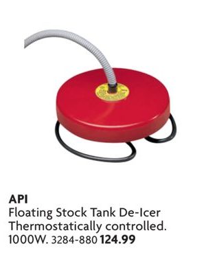 Floating Stock Tank De-Icer
