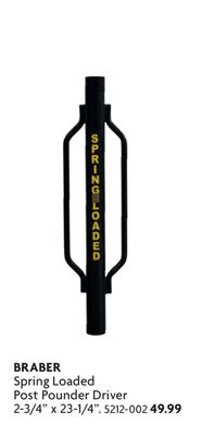Spring Loaded Post Pounder Drive