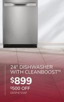 FRIGIDAIRE GALLERY 24" DISHWASHER WITH CLEANBOOST™