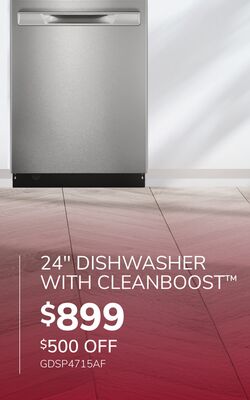 FRIGIDAIRE GALLERY 24" DISHWASHER WITH CLEANBOOST™
