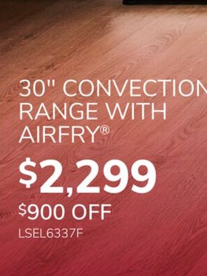 LG 30" CONVECTION RANGE WITH AIRFRY®