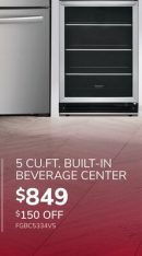 FRIGIDAIRE GALLERY 5 CU. FT. BUILT-IN BEVERAGE CENTER