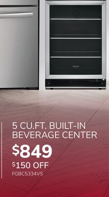 FRIGIDAIRE GALLERY 5 CU. FT. BUILT-IN BEVERAGE CENTER
