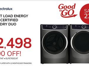 Electrolux FRONT LOAD ENERGY STAR CERTIFIED LAUNDRY DUO