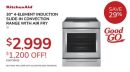 KitchenAid 30" 4-ELEMENT INDUCTION SLIDE-IN CONVECTION RANGE WITH AIR FRY