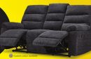 Lucie Reclining Sofa - Charcoal