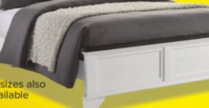 Abigail 3-Piece Queen Bed - White and Grey