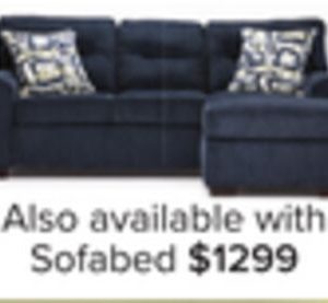 Mackay Queen Sofa Bed - Blue