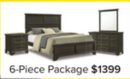 Abigail 6-Piece Queen Bedroom Package - Grey