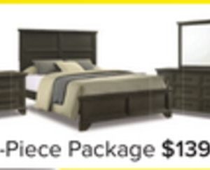 Abigail 6-Piece Queen Bedroom Package - Grey