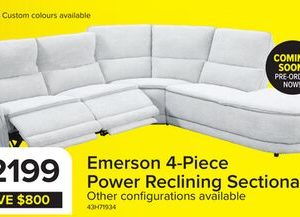 Power Reclining Sectional