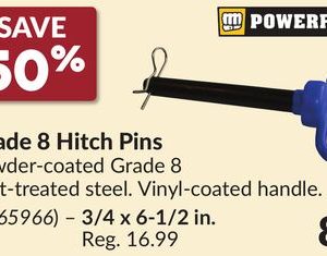 Grade 8 Hitch Pins