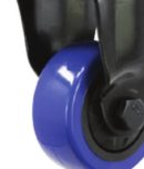 3 in. Blue Diamond TPU Rigid Casters