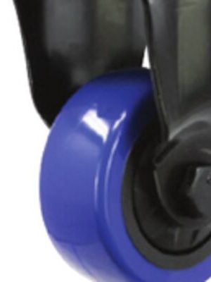 3 in. Blue Diamond TPU Rigid Casters