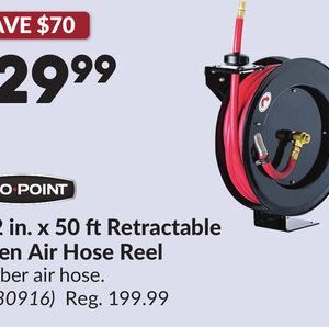 1/2 in. x 50 ftRetractable Open Air Hose Reel