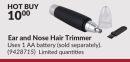 Ear and Nose Hair Trimmer