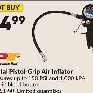 Digital Pistol-Grip Air Inflator