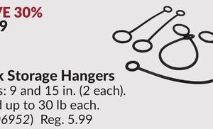 4 pk Storage Hangers