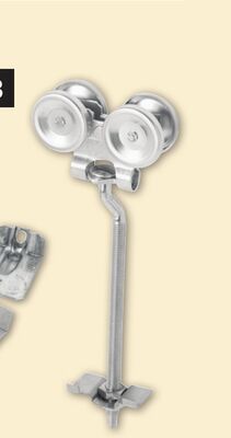 2 pk Square Track Adjustable - 9 in. 4-Way Pendant Bolt