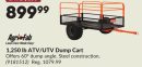1,250 lb ATV/UTV Dump Cart