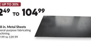 24 x 48 in. Metal Sheets