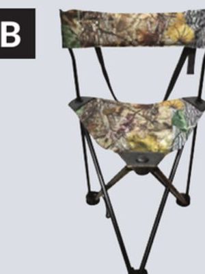 Camo Tripod Hunting Chairs/Stools - Chair. Capacity: 220 lb.