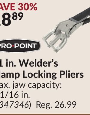 11 in. Welder's Clamp Locking Pliers