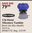 5 lb Metal Vibratory Tumbler