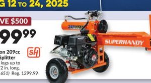 20 Ton 209cc Log Splitter