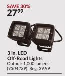 3 in. LED Off-Road Lights