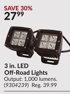 3 in. LED Off-Road Lights