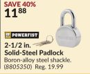 Solid-Steel Padlock