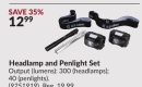 Headlamp and Penlight Set
